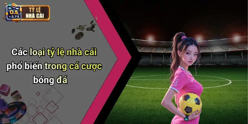 Các loại tỷ lệ nhà cái phổ biến trong cá cược bóng đá