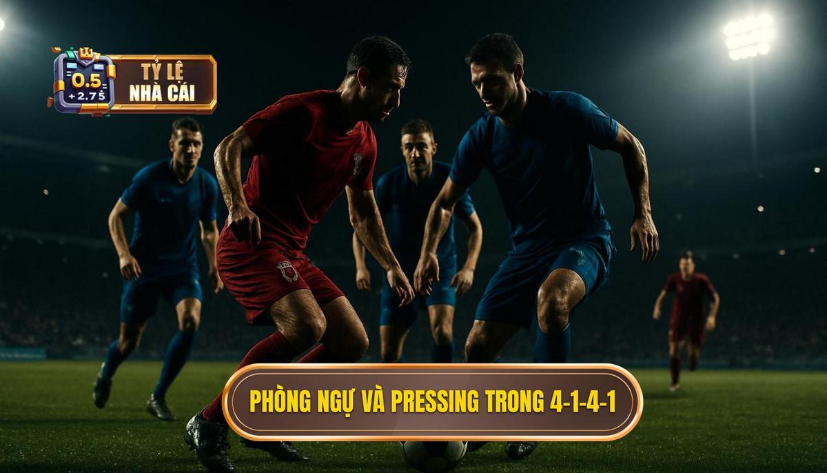 Phòng Ngự Khu Vực và Pressing Trong 4-1-4-1