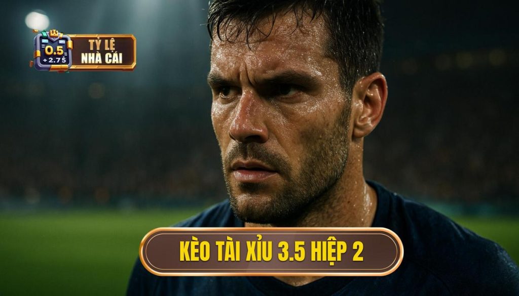 Kèo tài xỉu 3.5 hiệp 2