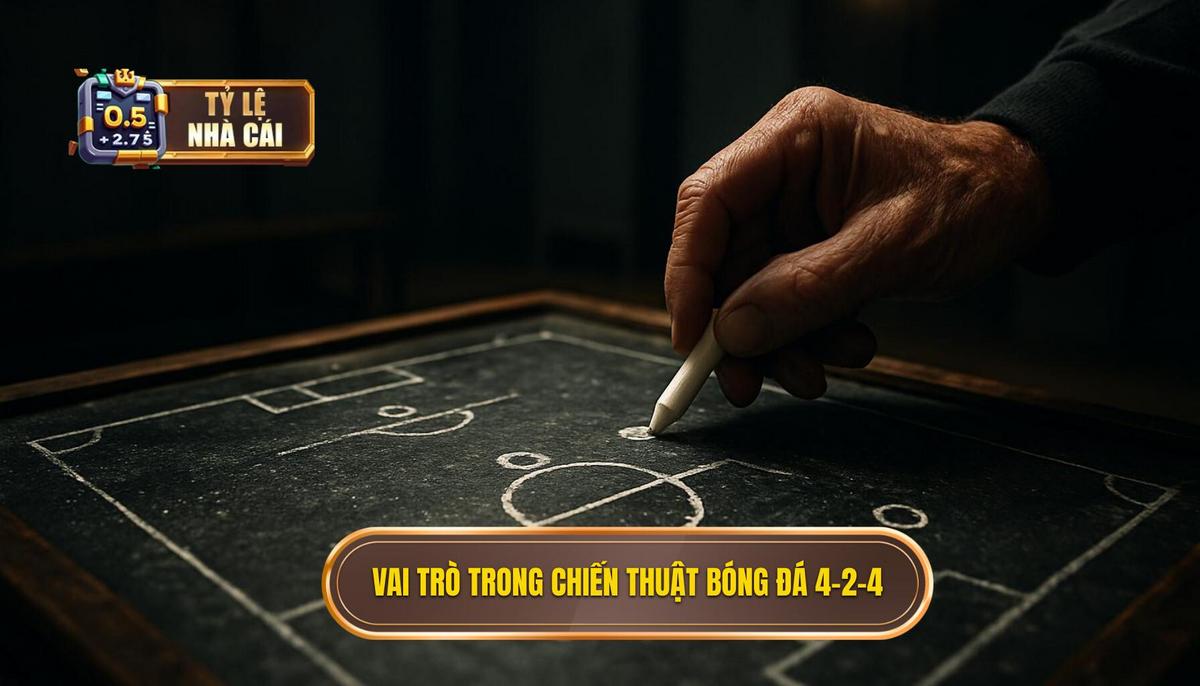 Phân tích vai trò chuyên biệt trong Chiến thuật bóng đá 4-2-4 tấn công