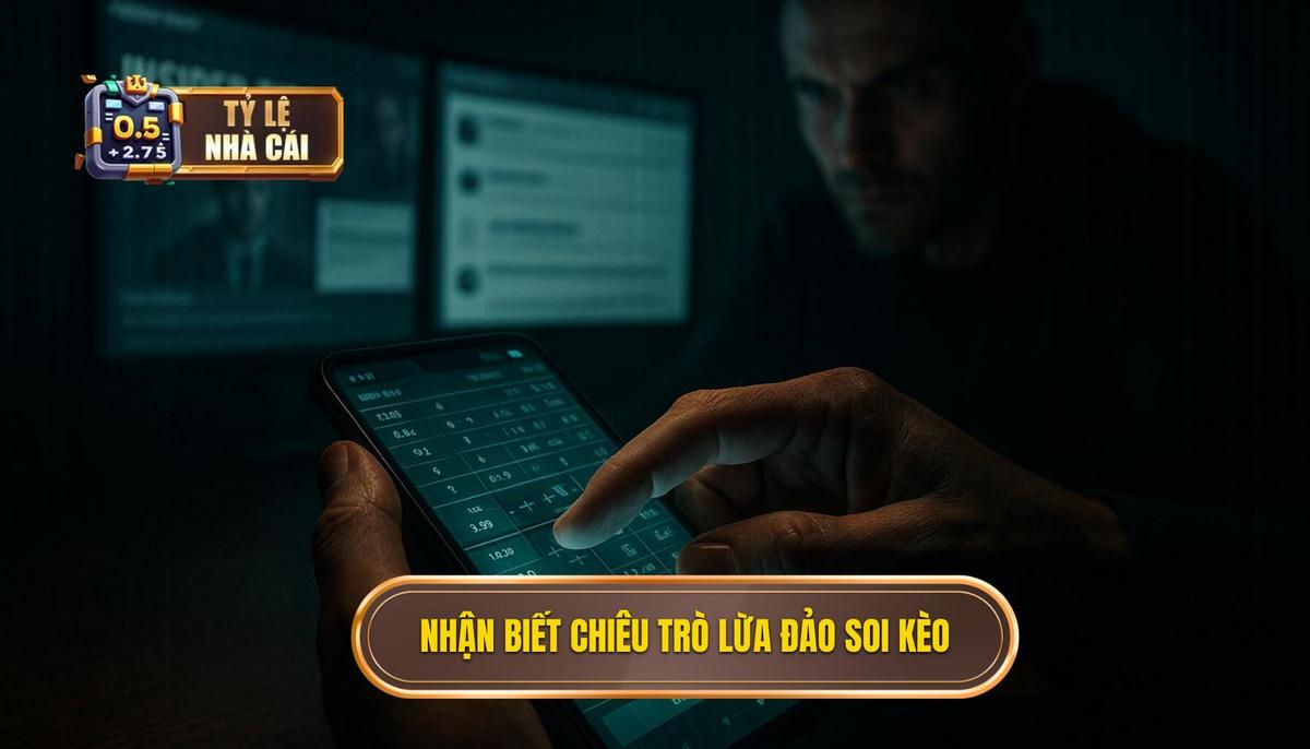 Dấu hiệu nhận biết các chiêu trò lừa đảo trong soi kèo