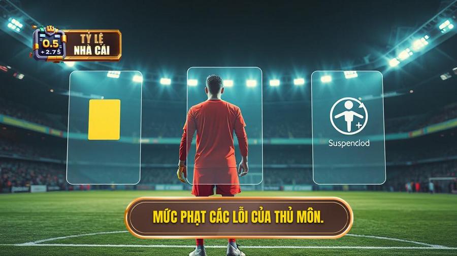 3. Mức phạt các lỗi của thủ môn.