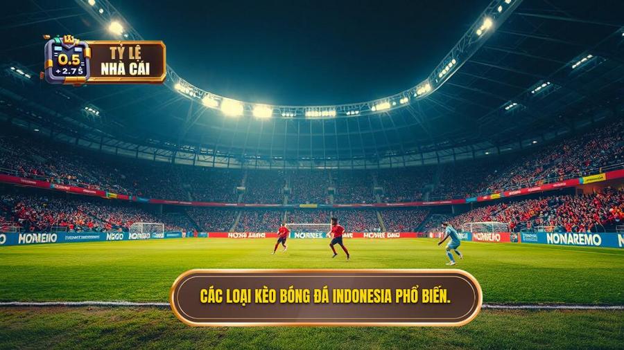 2. Các loại kèo bóng đá Indonesia phổ biến tại TỶ LỆ NHÀ CÁI