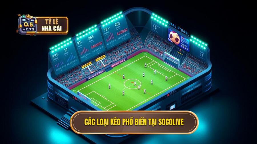 2. Các loại kèo phổ biến tại hệ thống Socolive