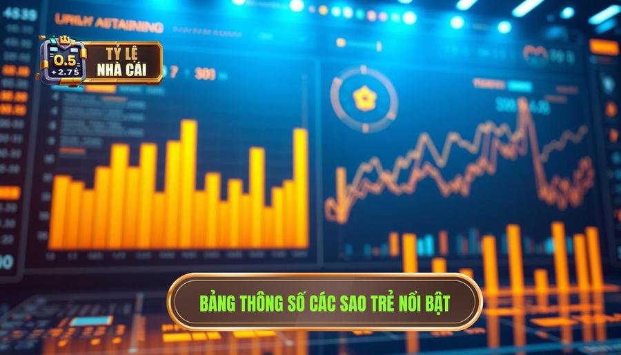 Bảng thống kê thông số của các sao trẻ nổi bật